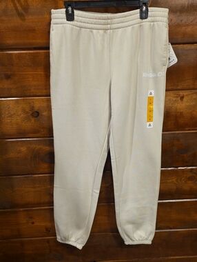 Reebok Light Beige Fleece Joggers